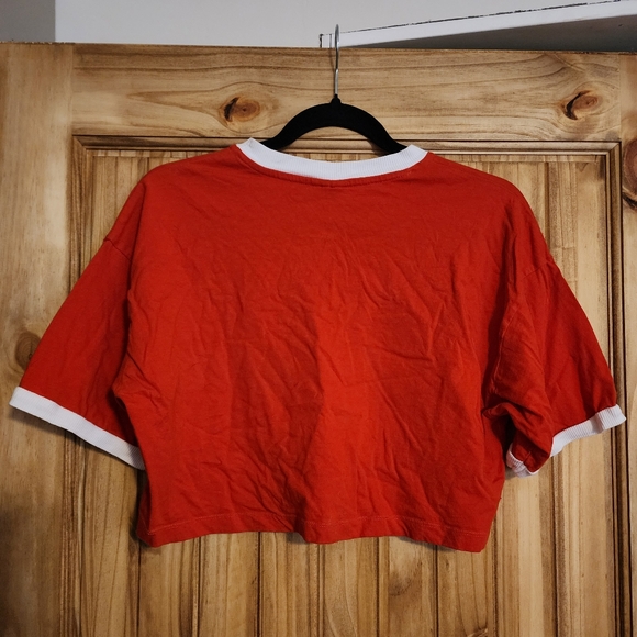 Cropped Ringer T-shirt - Picture 2 of 3